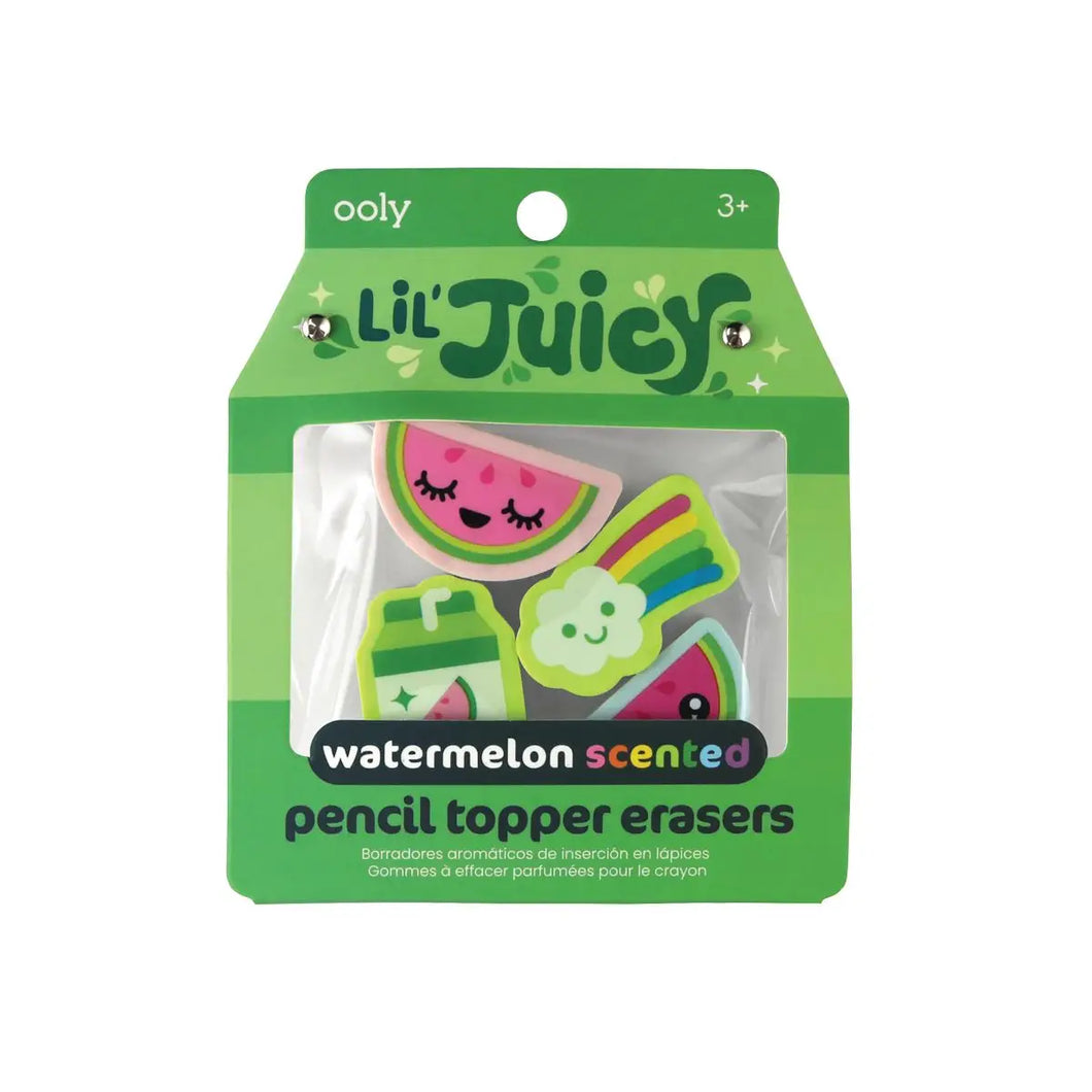 Lil Juicy Watermelon Scented Pencil Topper Erasers