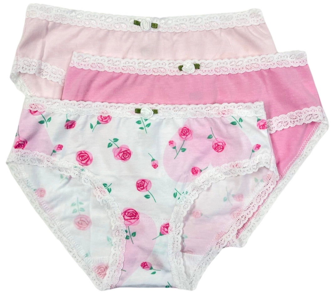 Rose 3 Pack Undies