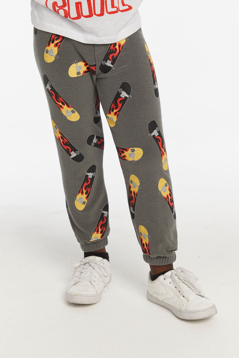 Skater Flame Cozy Knit Joggers