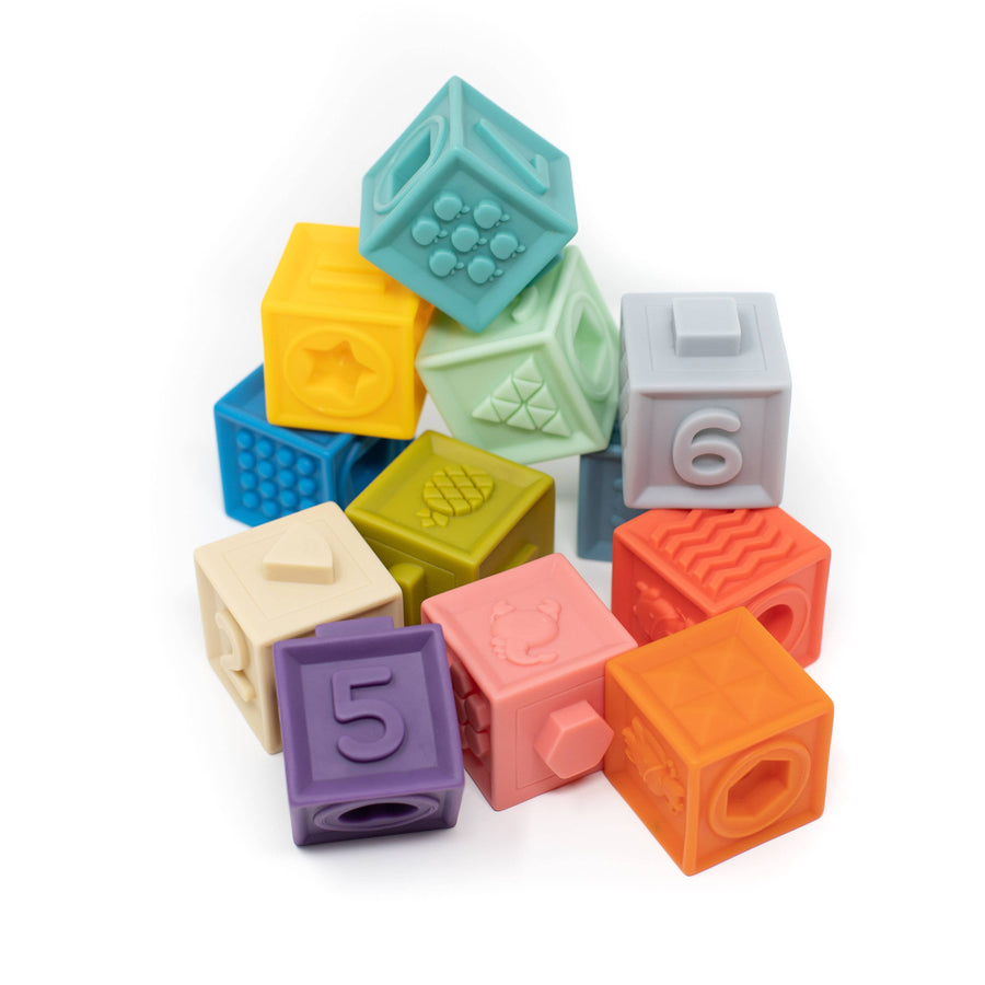 Building Blocks Teether and Bath Toy