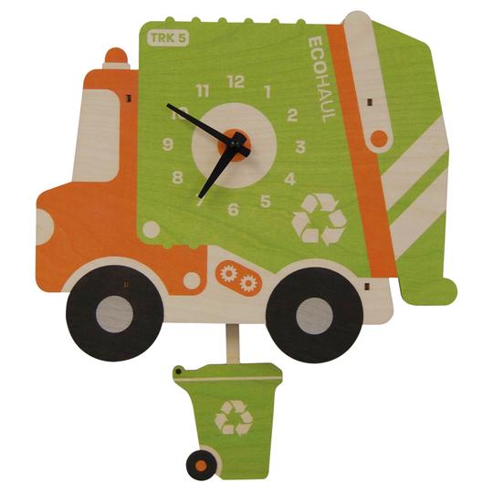 Garbage Truck Pendulum Clock