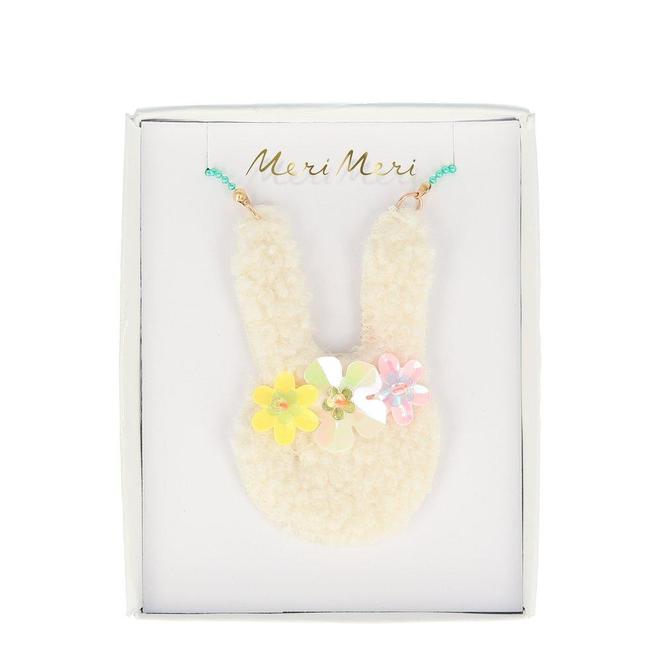 Floral Bunny Necklace