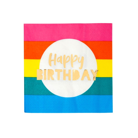 Happy Birthday Napkin