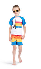 Load image into Gallery viewer, Retro Stripes Swim Trunks
