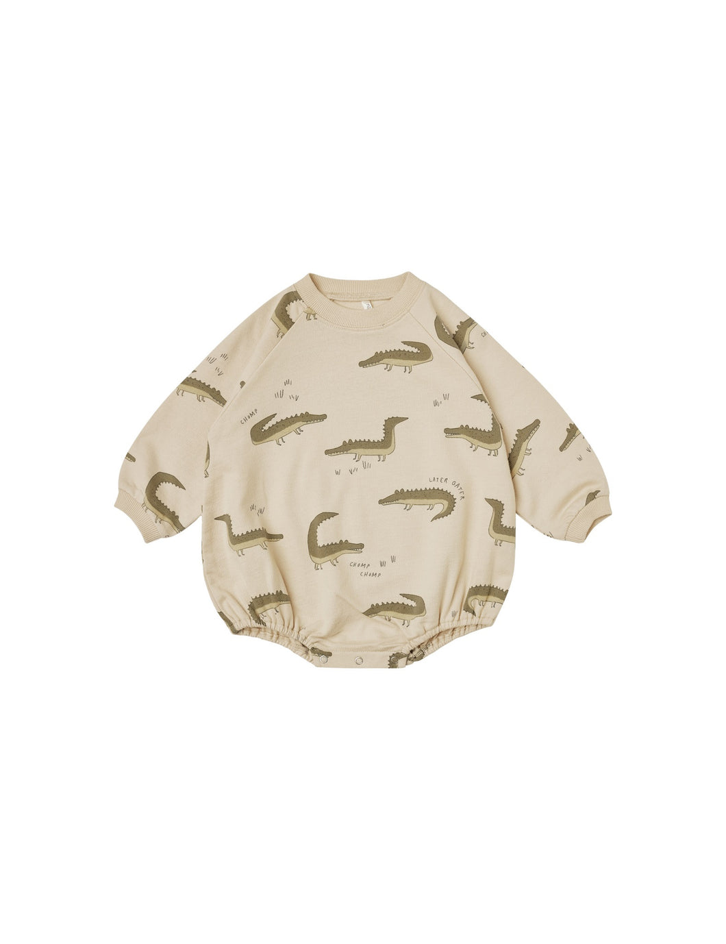 Crocodiles Crew Neck Romper