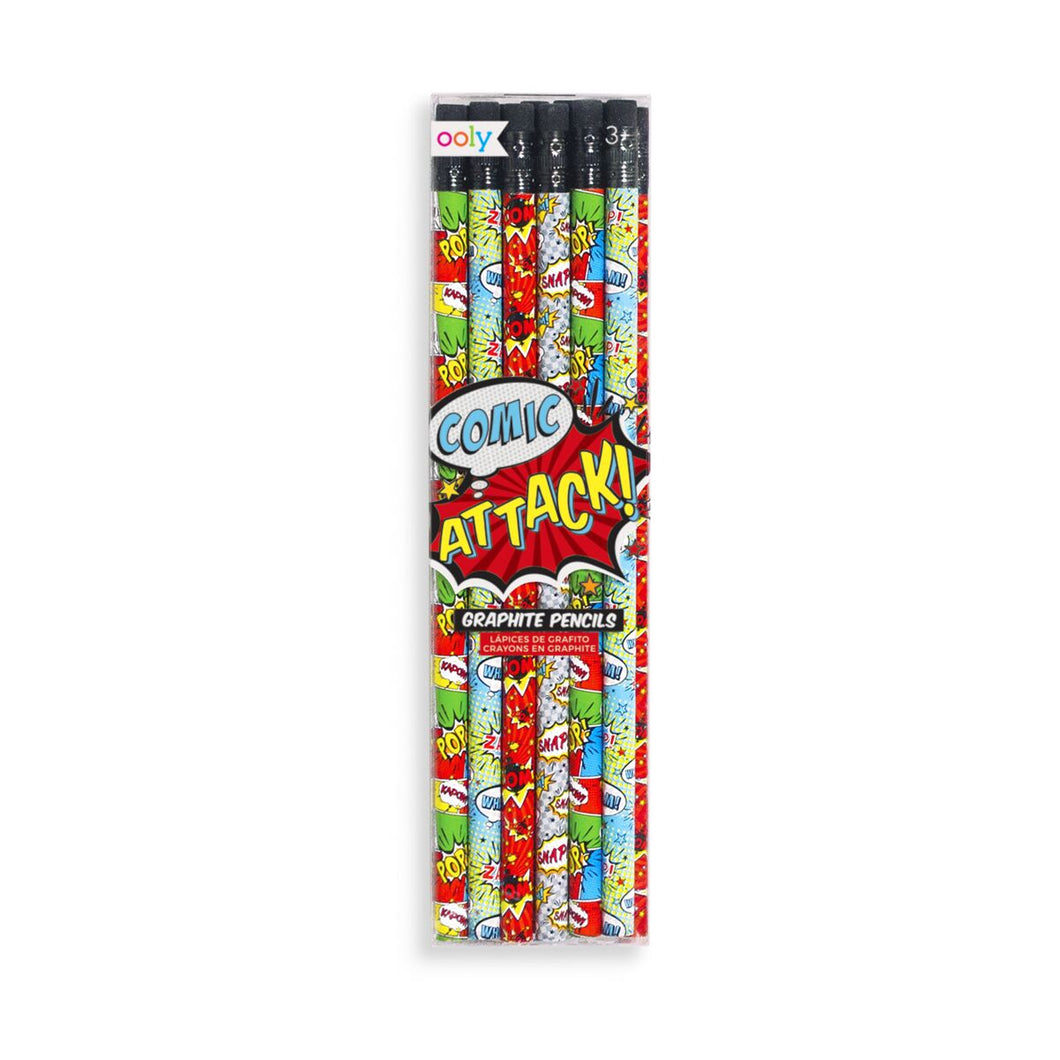 Comic Attack Graphite Pencils