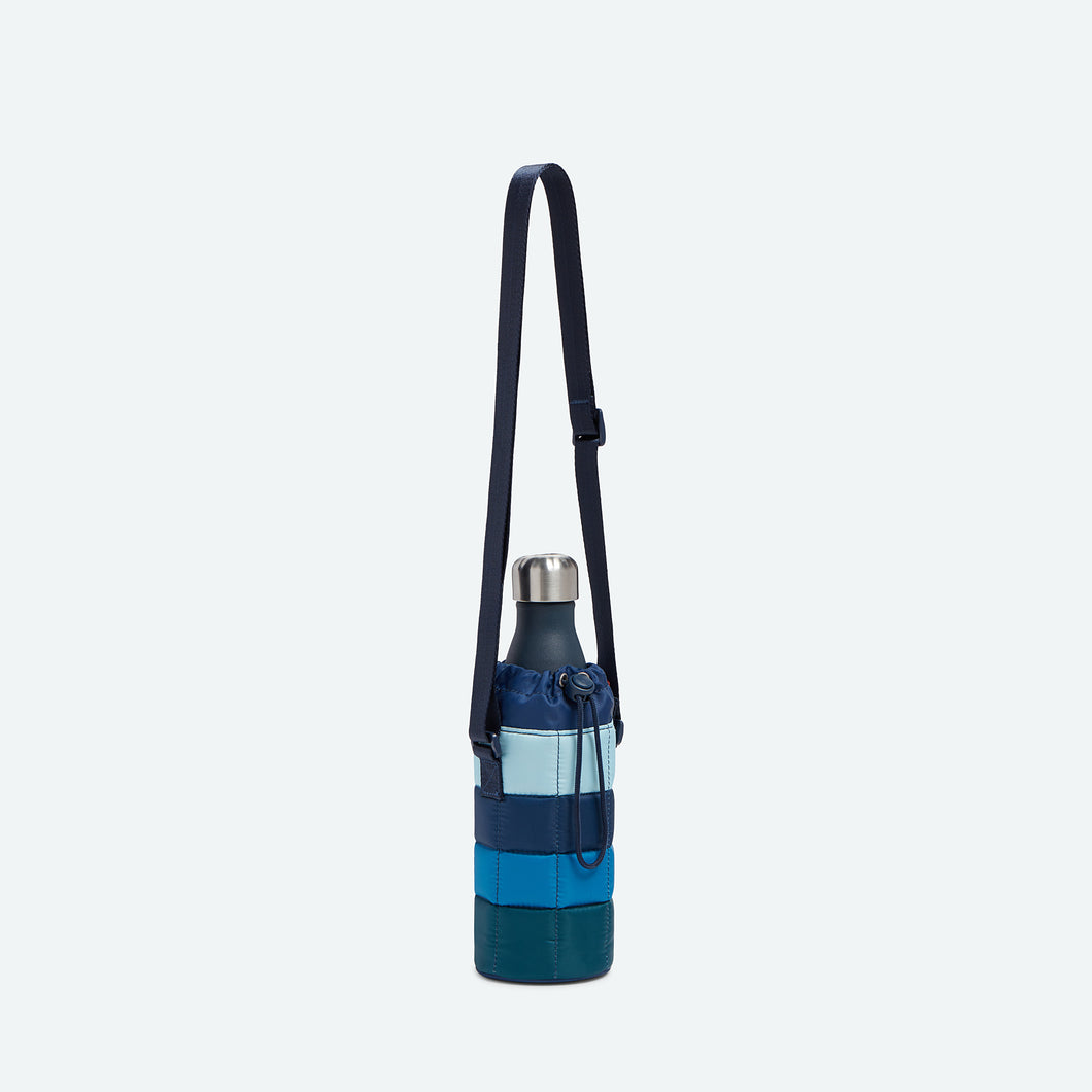 Water Bottle Sling - Blue Puffer