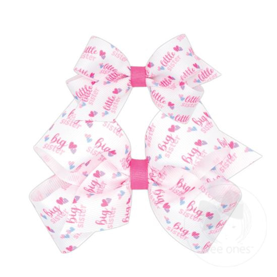 Little Sister / Big Sister Bow 2 Pack