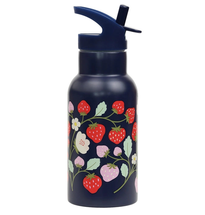 Strawberries Stainless Steel Water Bottle