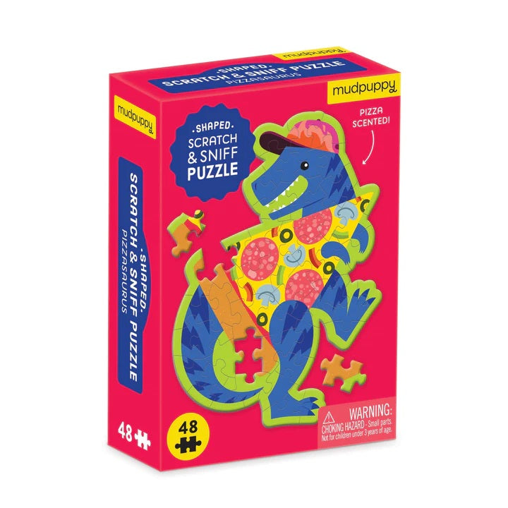 Pizzasaurus Mini Scratch and Sniff Puzzle - 48pcs