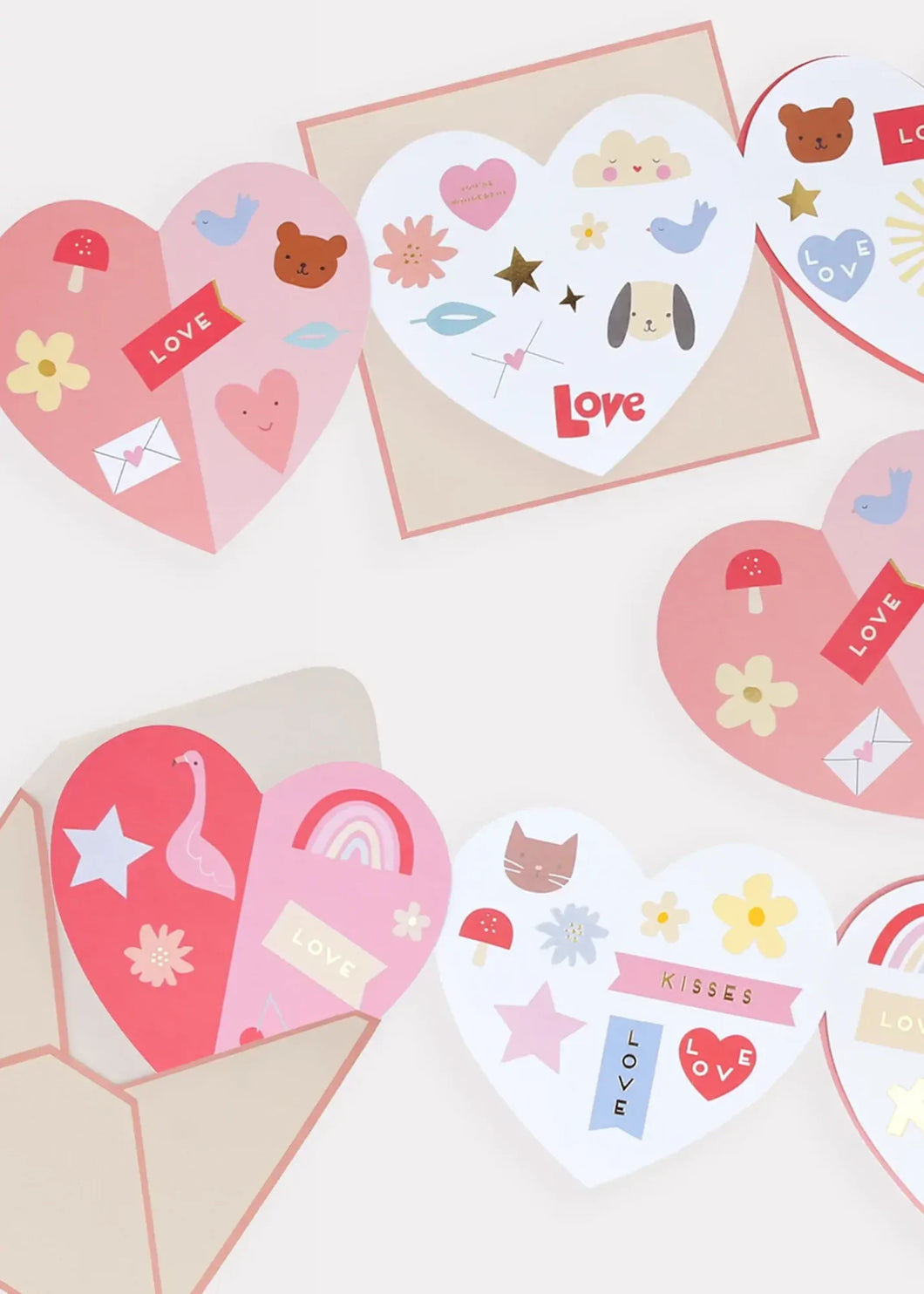 Valentines Concertina Stickers
