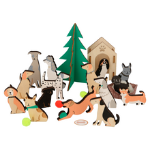 Load image into Gallery viewer, Wooden Dog Advent Suitcase
